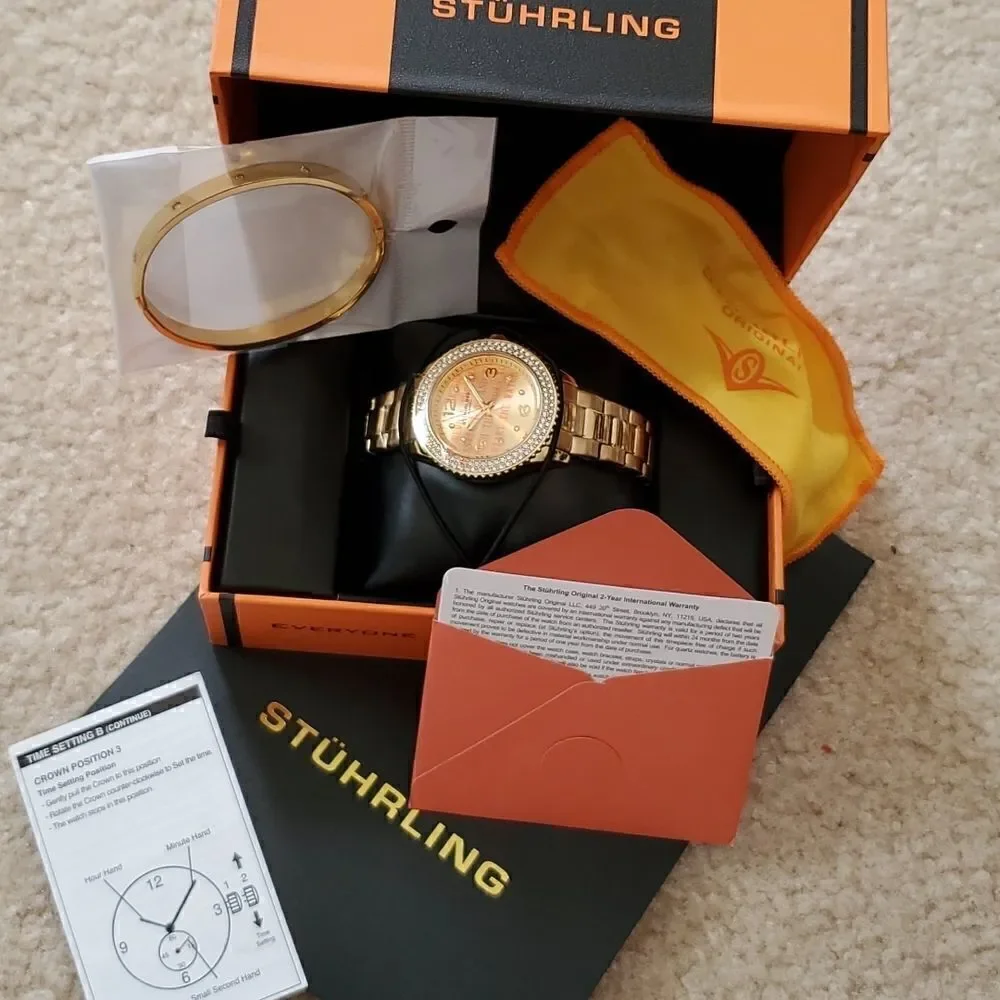 STŰHRLING ORIGINAL Women's Vogue Watch and Bracelet